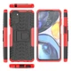 Чехол Armor для Motorola Moto G22 бампер противоударный с подставкой Red - изображение 7