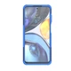 Чехол Armor для Motorola Moto G22 бампер противоударный с подставкой Blue - изображение 4