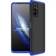 Чехол GKK 360 для Xiaomi Redmi Note 10 Pro бампер противоударный Black-Blue - изображение 1