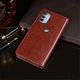 Чехол Idewei для Motorola Moto G31 / G41 книжка кожа PU с визитницей коричневый - изображение 5
