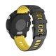 Ремешок для Zepp E - черно-желтый / ширина крепления 20мм / силикон / Watchbands Rage (W37-8WB75491933) - изображение 1