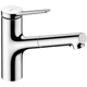 Смеситель для кухни Hansgrohe Zesis M33 150 2jet c выдвижным изливом, 21,4х21,9 см, Хром (74800000) - изображение 1