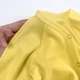 Хлопковый однотонный человечек Tunes Lemon Желтый 56см (0-1 месяц) - изображение 6