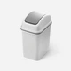 Відро для сміття 10 л з кришкою пластикове MVM BIN-12 10L GRAY - зображення 6