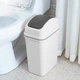 Відро для сміття 15 л з кришкою пластикове MVM BIN-12 15L GRAY - зображення 1