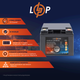 Литий железо-фосфатный аккумулятор LP LiFePO4 24V - 30 Ah (BMS 20A) пластик (10811) - изображение 4