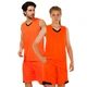 Форма баскетбольная Zelart Lingo 8002 L рост 160-165 см Orange-Black - изображение 5