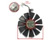 Вентилятор Everflow для видеокарты ASUS 87 мм T128015DU T129215SU (T129215BU PLD09210S12HH) (№115) - изображение 3