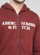 Толстовка мужская - толстовка Abercrombie & Fitch AF8984M M Бордовый - изображение 4