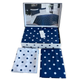 Комплект постельного белья Maison D'or Sweet Dreams Navy сатин 220-160 см синий - изображение 3
