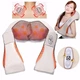 Масажер для шиї та плечей New Massager of Neck Kneading 2 роликовий з функцією обігріву 12V 24W - зображення 4