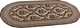 Килим Karat Naturalle 922/19 0.60x1.00 м овальний беж-коричневий - зображення 5