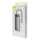 USB-хаб Baseus Metal Gleam Series 12-in-1 USB-C to 4xUSB/2xUSB-C/2xHDMI/3.5 mm Jack/Ethernet/SD/TF Gray (WKWG020213) - изображение 5