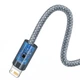 Кабель Baseus Dynamic Series USB-A to Lightning 1m Grey (CALD000416) - изображение 4