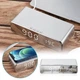 Настільний LED годинник з будильником, термометром та бездротовою зарядкою Qi 10W BELUCK clock 2 - зображення 4