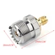 Переходник антенный&nbsp;SMA Female - UHF Female (SO-239, PL-259) для автомобильной радиостанции адаптер антенны - изображение 4