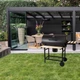Вугільний гриль-барбекю з термометром і дворівневою полицею WOOD TABLE GRILL - зображення 9