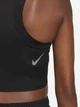 Спортивный топ для бега женский Nike W Nk Fast Df Crop Tank DD5921-010 S Black/Reflective Silv (195237765898) - изображение 4