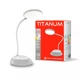 LED лампа настольная с аккумулятором TITANUM TLTF-022G 7W 3000-6500K USB серая - изображение 1