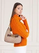 Сумка крос-боді жіноча GUESS AVIANA HOBO HWJC8414020-LBL Темно-бежева (800070266591) - зображення 2