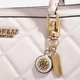 Сумка-шоппер жіноча GUESS ABEY ELITE TOTE HWQB8558230-STO Молочна (800070292870) - зображення 7