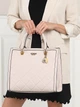 Сумка-шоппер жіноча GUESS ABEY ELITE TOTE HWQB8558230-STO Молочна (800070292870) - зображення 8