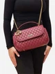 Сумка кросс-боди женская GUESS MAILA CONVERTIBLE XBODY FLAP HWQB8661210-MER Бордовая (800070266642) - изображение 7