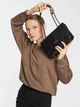 Сумка крос-боді жіноча GUESS KEILLAH CONVERTIBLE XBODY FLAP HWQG8690210-BLA Чорна (800070292877) - зображення 8
