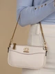 Сумка крос-боді жіноча GUESS NELL DOUBLE POUCH CROSSBODY HWVB8678700-STO Молочна (800070292922) - зображення 8