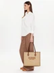 Сумка-шоппер женская GUESS SILVANA GIRLFRIEND TOTE HWWS8665240-NTC Желтая (800070292967) - изображение 4