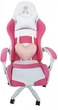 Крісло геймерське Bonro Lady 807 рожево-біле (42300098) - зображення 2