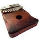 Музыкальный инструмент Калимба Cega (Kalimba) на 17 язычков с гравировкой журавлей Коричневый - изображение 5