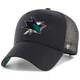 Кепка 47 Brand SAN JOSE SHARKS BRANSON MESH черный, зеленый Уни OSFA H-BRANS22CTP-BK - изображение 1