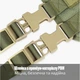 Шлея для собак Vest, тактичний жилет з ручкою М (60-80см) Зелений (132М-GREEN) - зображення 7