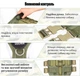 Шлея для собак Vest, тактичний жилет з ручкою М (60-80см) Зелений (132М-GREEN) - зображення 8