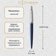 Шариковая ручка Parker JOTTER 17 Royal Blue CT 16 332 - изображение 2