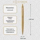 Шариковая ручка Parker JOTTER 17 XL Monochrome Gold GT BP 12 532 - изображение 2