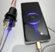 Заряджання USB в прикурювач авто для телефону з вольтметром QC3.0 Quick Charge швидка зарядка 66W + 3.1А 12В-24В Чорна (31596) - зображення 3