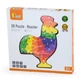 Деревянный пазл Viga Toys 28х28 см разноцветный (700917) - изображение 2