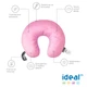 Подушка Sonex Ideal для путешествий 30x35x10 см Розовая (SO102171) - изображение 2