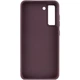 Противоударный TPU Чехол Bonbon Metal Style для Samsung Galaxy S23+ Бордовый / Plum - изображение 3