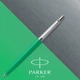 Кулькова ручка Parker Jotter 17 Plastic Green CT BP 15 232 - изображение 6