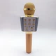 Дитячий караоке мікрофон з Bluetooth бездротовий WSTER WS-1688 Gold - зображення 5