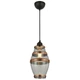 Светильник подвесной Horoz Electric ELEMENT-2 стекло хром + металл медь E27 021-015-0002 - изображение 1