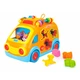 Музичний автобус-сортер Hola Toys зі звірятами (988) - изображение 1