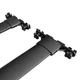 Поперечные рейлинги для Toyota Land Cruiser 200 2007-2021 цвет черный для Lexus LX 570 2007-2015 (4079) - изображение 6