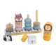 Пирамидка-сортер Viga Toys PolarB Зверята (44022) - изображение 7
