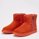 Женские угги низкие замшевые с мехом UGG 955213654 37 23 см Оранжевые (1159778865) - изображение 5