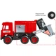 Спецтехніка Tigres Авто "Middle truck" сміттєвоз (червоний) в коробці (39488) - зображення 3