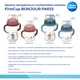 Поильник-непроливайка Canpol babies Bonjour Paris с силиконовым носиком FirstCup 250 мл Розовая (56/613_pin) - изображение 5